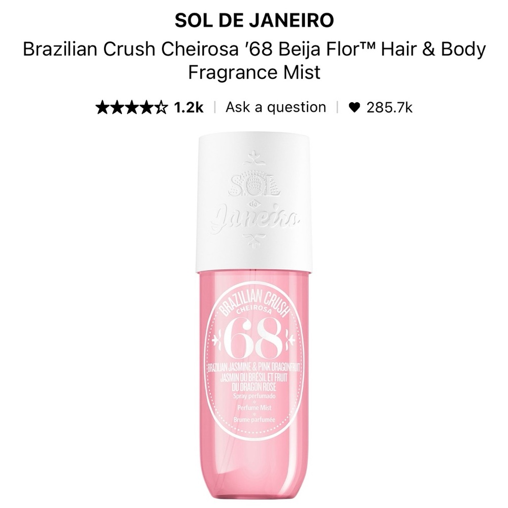 BRAND NEW! Sol de Janeiro Hair & Body Fragrance Mist